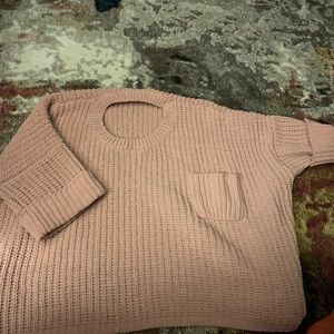 Short sleeve super soft sweater
